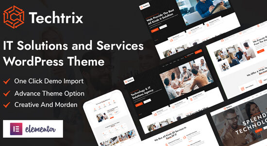 Techtrix - Giải pháp CNTT & Công nghệ WordPress Theme