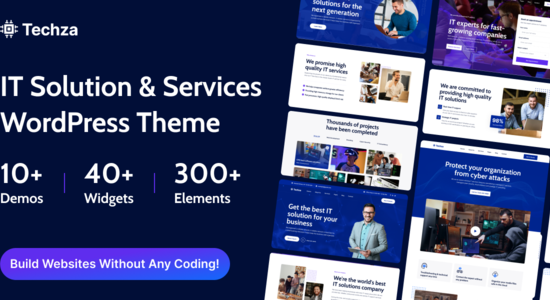 Techza - Chủ đề WordPress dịch vụ CNTT