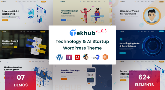 Tekhub - Chủ đề WordPress khởi nghiệp về công nghệ & AI