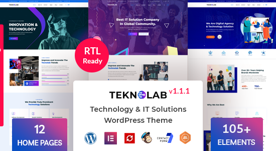 Teknolab - Chủ đề WordPress Giải pháp Công nghệ & CNTT