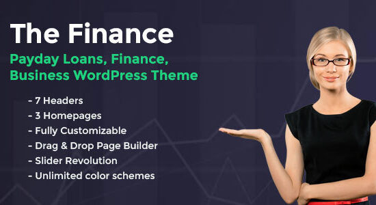 The Finance - Chủ đề WordPress cho vay ngắn hạn