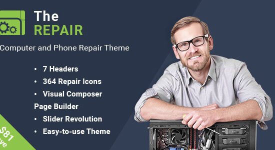 The Repair - Chủ đề WordPress máy tính và điện tử