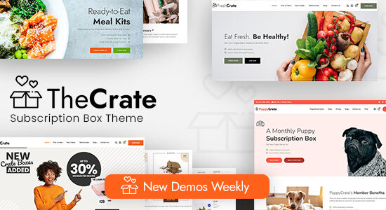 TheCrate - Chủ đề hộp đăng ký WooC Commerce