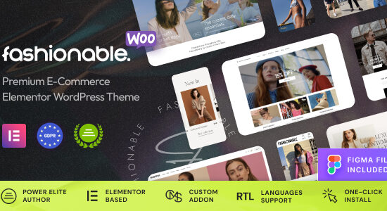 Thời trang - Chủ đề WordPress Quần áo & Trang phục WooC Commerce