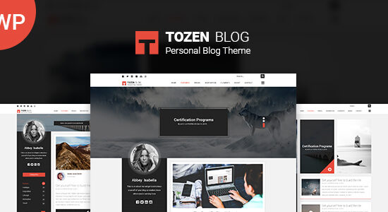 Tozen – Chủ đề blog WordPress cá nhân