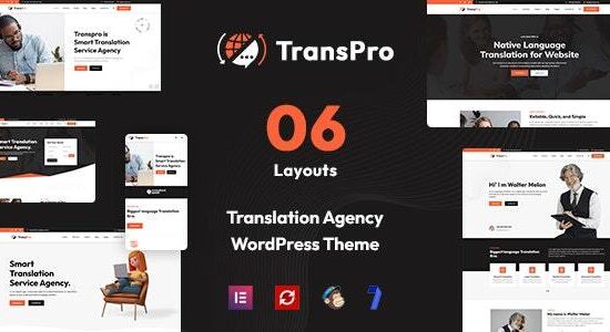 TransPro - Cục dịch thuật & Dịch vụ phiên dịch WordPress Theme