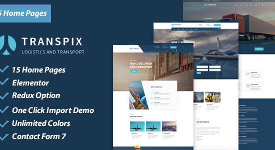 Transpix - Chủ đề WordPress về kho hậu cần