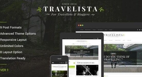 Travelista - Chủ đề blog WordPress