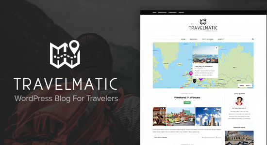 Travelmatic - Blog chuyến đi phiêu lưu Chủ đề WordPress