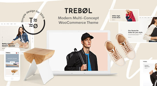 Trebol - Chủ đề WooC Commerce đa khái niệm tối giản và hiện đại