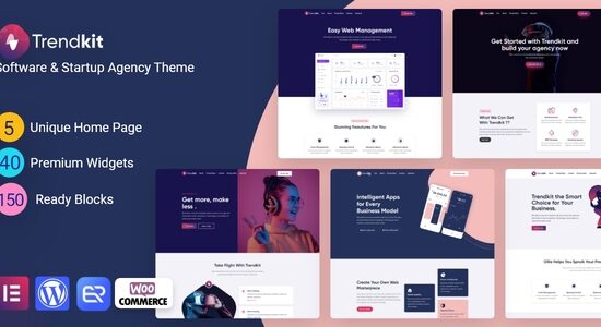 Trendkit - Chủ đề WordPress về dịch vụ phần mềm và SaaS