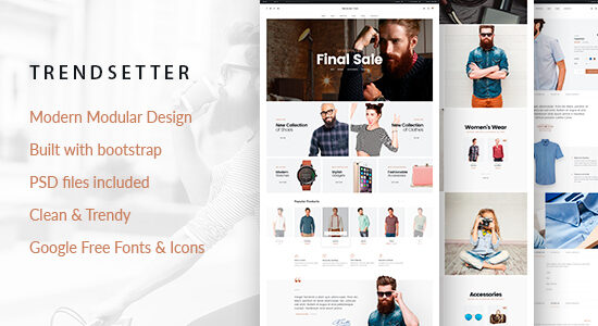 Trendsetter - Chủ đề WordPress của cửa hàng thời trang