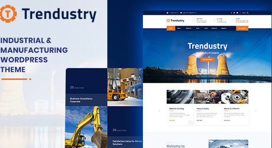 Trendustry - Chủ đề WordPress Công nghiệp & Sản xuất