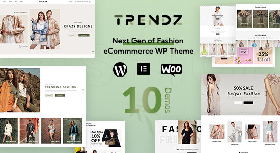 Trendz - Chủ đề WooC Commerce của Cửa hàng thời trang