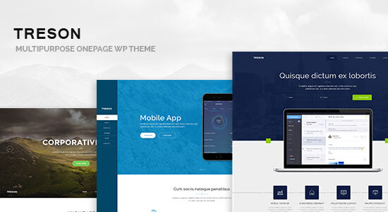 Treson - Chủ đề WordPress một trang