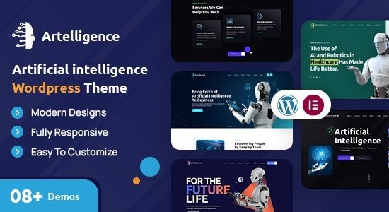 Trí tuệ | Chủ đề WordPress AI & Robotics