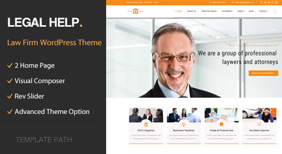 Trợ giúp pháp lý - Chủ đề WordPress của Công ty Luật