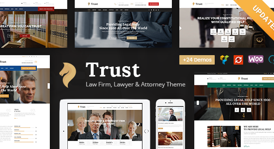 Trust Business - Chủ đề WordPress Luật sư và Luật sư