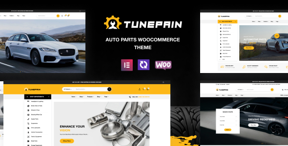 Tunepain – Chủ đề WordPress phụ tùng ô tô WooC Commerce