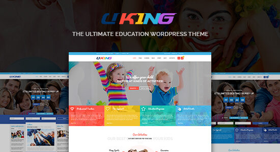 Uking - Chủ đề giáo dục WordPress đáp ứng