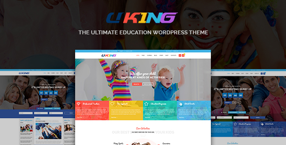 Uking - Chủ đề giáo dục WordPress đáp ứng