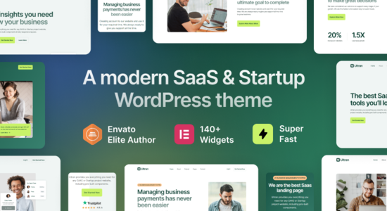 Ultran - SaaS & Chủ đề WordPress khởi nghiệp