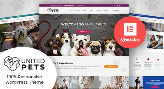 United Pets - Chủ đề WordPress về cửa hàng thú cưng & thú y