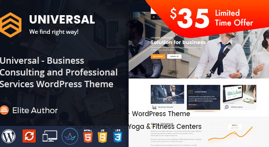 Universal - Chủ đề WordPress Tư vấn Kinh doanh và Dịch vụ Chuyên nghiệp