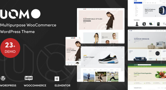 Uomo - Chủ đề WordPress WooC Commerce đa năng