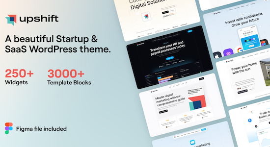 Upshift - Startup & SaaS WordPress Theme