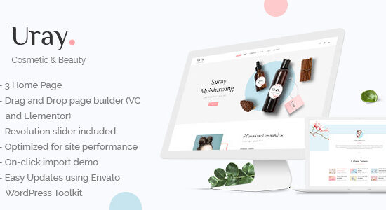 Uray | Chủ đề WooC Commerce của Cửa hàng Mỹ phẩm & Làm đẹp WordPress