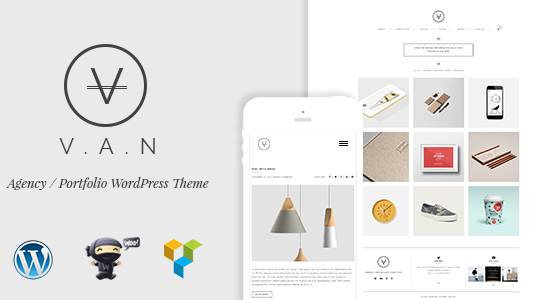 VĂN - Minimalist Agency, Photo Gallery Shop Theme