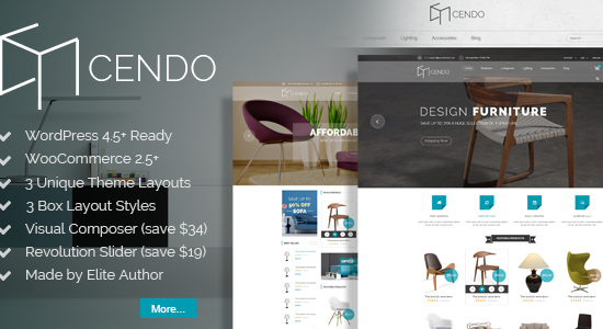 VG Cendo - Chủ đề WordPress WooC Commerce dành cho cửa hàng nội thất