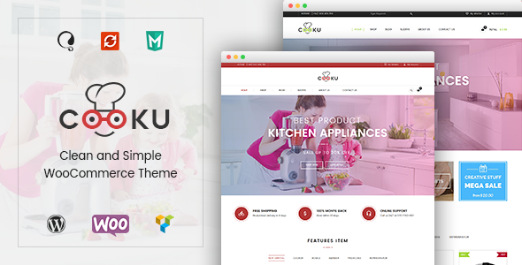 VG Cooku - Chủ đề WordPress WooC Commerce đơn giản, gọn gàng