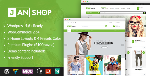 VG JanShop - Chủ đề WordPress WooC Commerce đáp ứng