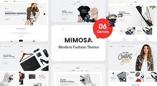 VG Mimosa - Chủ đề WordPress WooC Commerce thời trang hiện đại