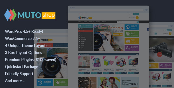 VG Muto - Chủ đề WooC Commerce đáp ứng của Mega Shop