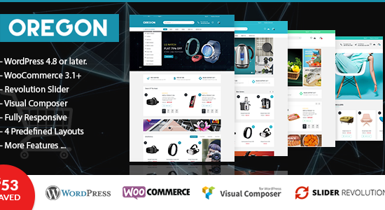 VG Oregon - Chủ đề WordPress WooC Commerce đáp ứng