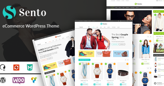 VG Sento - Theme WordPress thương mại điện tử cho cửa hàng thời trang