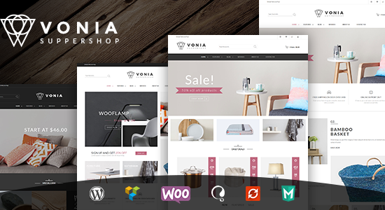 VG Vonia - Chủ đề WooC Commerce tối giản, gọn gàng