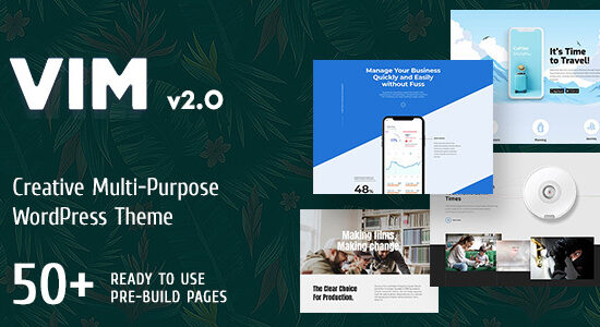 VIM - Chủ đề WordPress đa năng sáng tạo