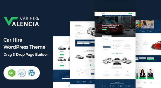 Valencia - Chủ đề WordPress cho thuê xe