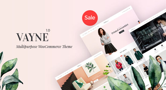 Vayne - Chủ đề WooC Commerce đa năng