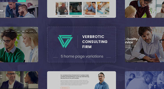 Verbrotic : Chủ đề WordPress tư vấn kinh doanh