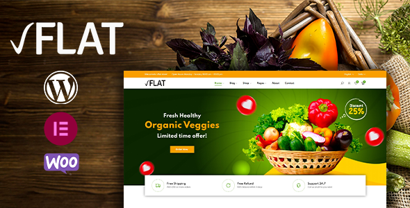 Vflat - Chủ đề WooC Commerce đáp ứng đa mục đích