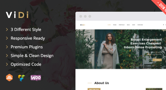 ViDi - Theme WordPress doanh nghiệp đa năng