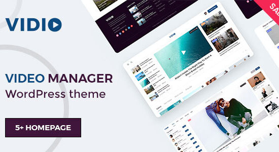 Vidio - Chủ đề WordPress Trình quản lý video