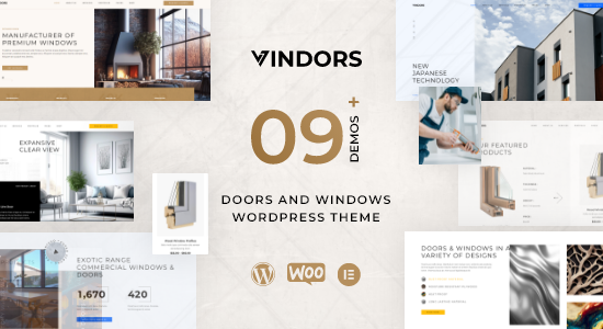 Vindors - Chủ đề WordPress của Công ty Windows & Doors