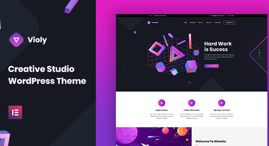 Violy - Chủ đề WordPress của Creative Studio