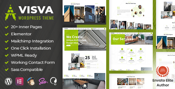 Visva - Chủ đề WordPress về kiến ​​trúc